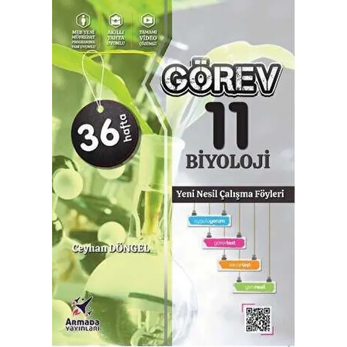 Armada Yayınları Görev 11. Sınıf Biyoloji Yeni Nesil Çalışma Föyleri
