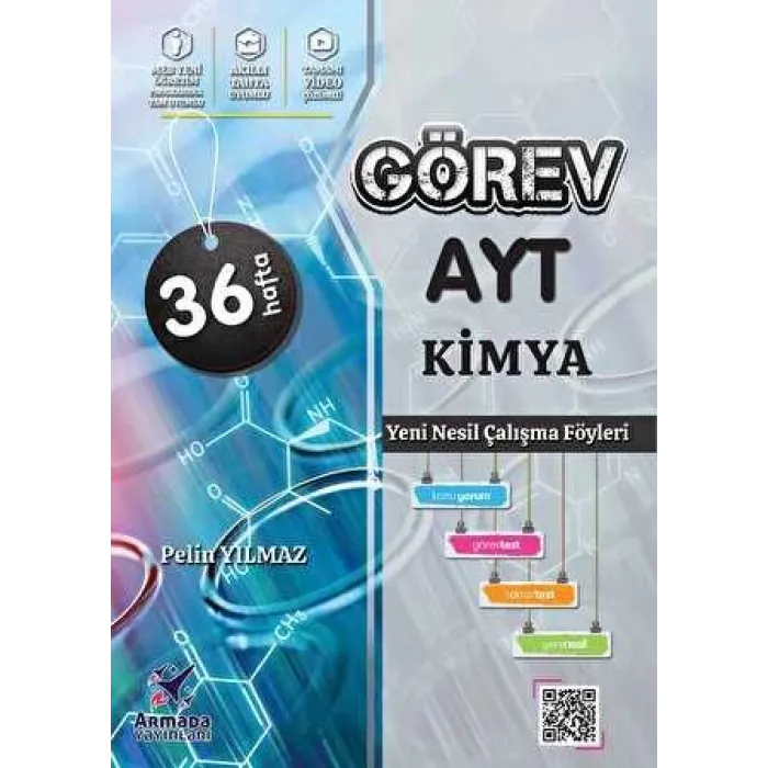 Armada Yayınları Görev AYT Kimya Yeni Nesil Çalışma Föyleri Armada Yayınevi
