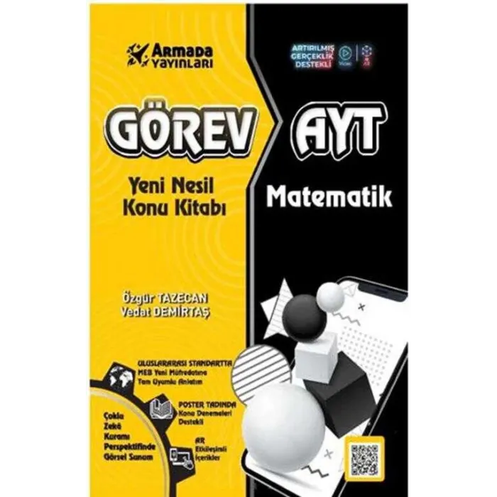 Armada Yayınları Görev AYT Matematik Yeni Nesil Konu Kitabı
