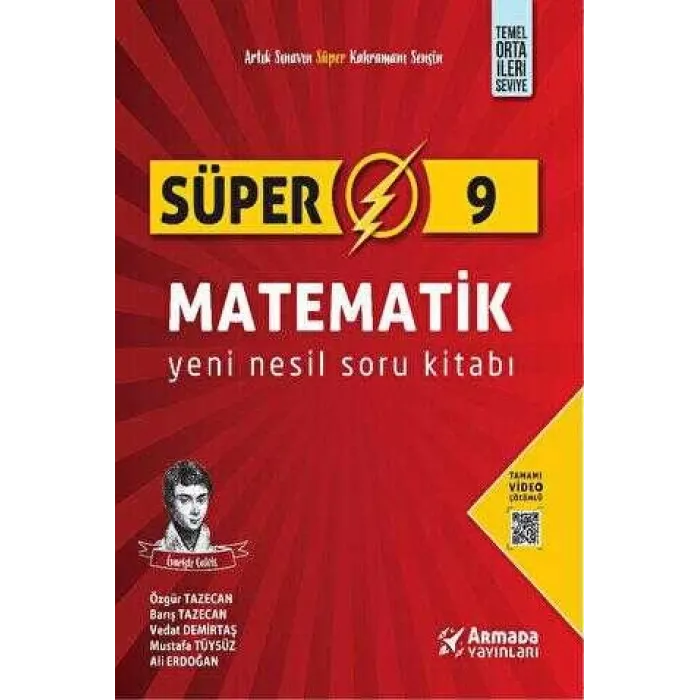 Armada Yayınları Süper 9 Matematik Yeni Nesil Soru Kitabı