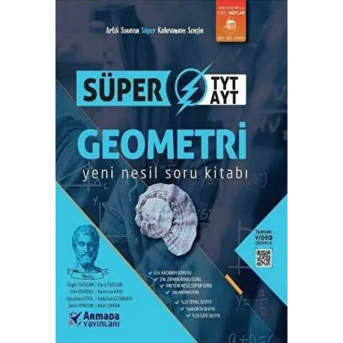 Armada YKS TYT AYT Geometri Süper Soru Kitabı Yeni Nesil