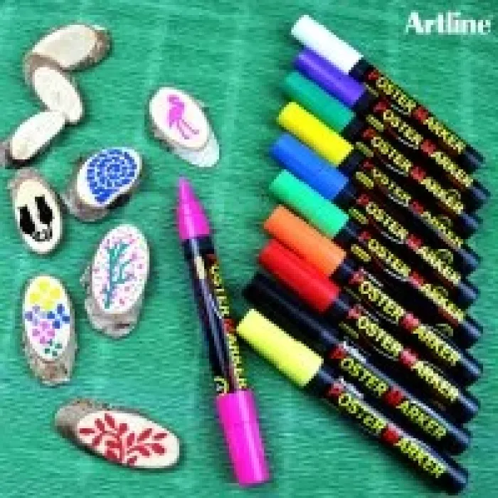 Artline Poster Markörü 3.0 Mm Yeşil Epp-30/12 Y