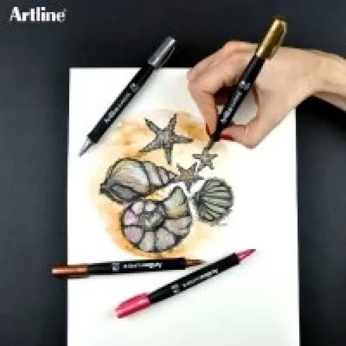 Artline Supreme Metalik Markör 1.0 Mm Gümüş Lv-a-epf-790