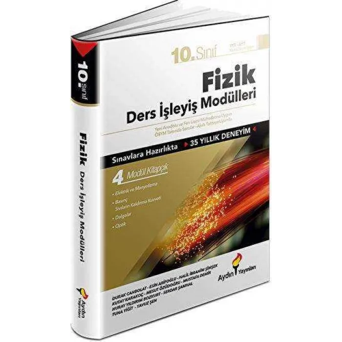 Aydın Yayınları 10. Sınıf Fizik Ders İşleyiş Modülleri