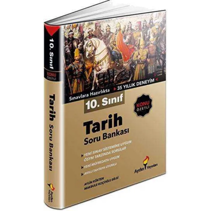 Aydın Yayınları 10. Sınıf Tarih Soru Bankası