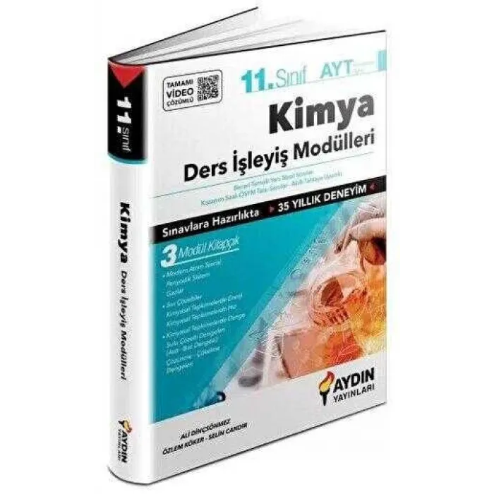 Aydın Yayınları 11. Sınıf Aydın Kimya Ders İşleyiş Modülleri