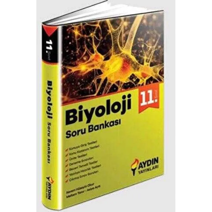 Aydın Yayınları 11. Sınıf Biyoloji Soru Bankası