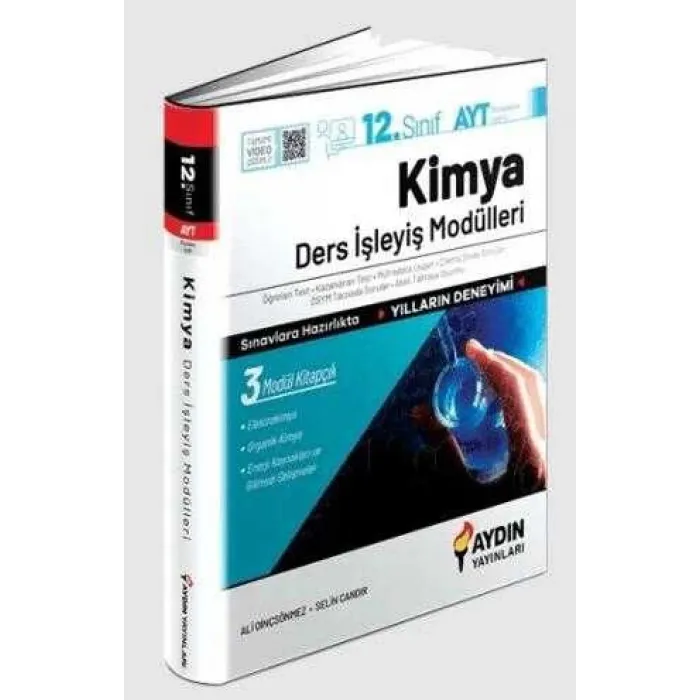 Aydın Yayınları 12. Sınıf Aydın Kimya Ders İşleyiş Modülleri