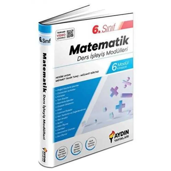 Aydın Yayınları 6. Sınıf Matematik Ders İşleyiş Modülleri