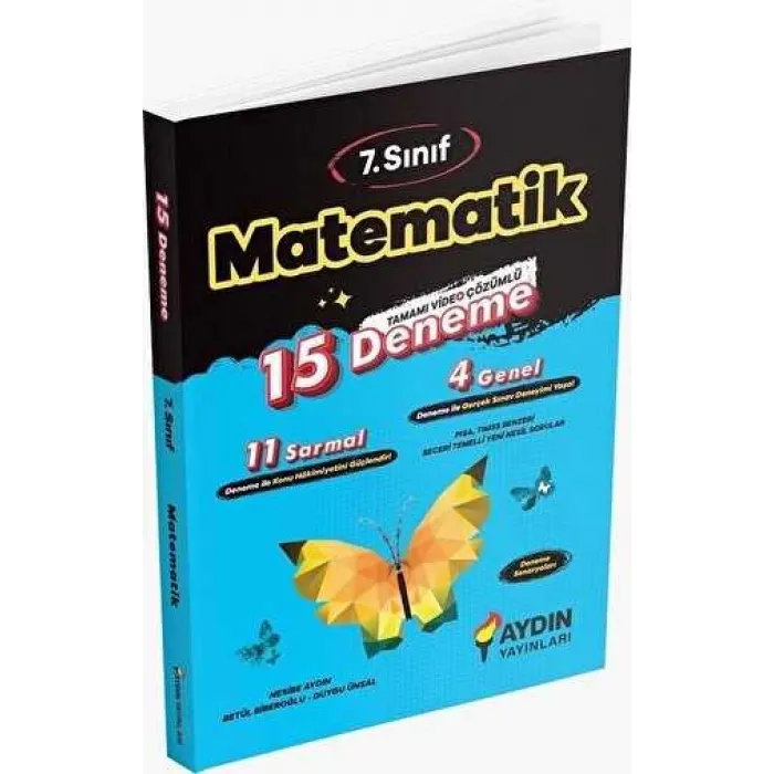 Aydın Yayınları 7. Sınıf Matematik 15 Deneme