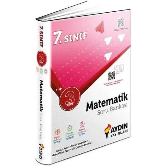 Aydın Yayınları 7. Sınıf Matematik Üç Adım Soru Bankası