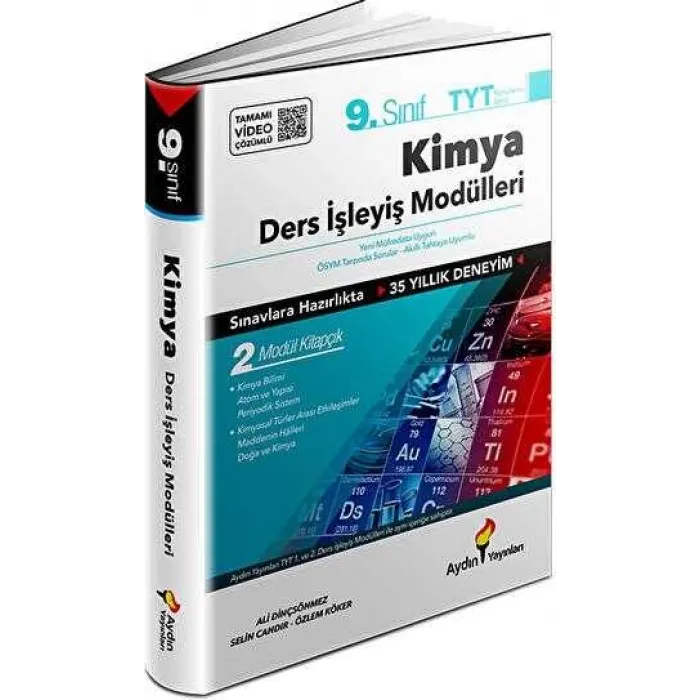 Aydın Yayınları 9. Sınıf Kimya Ders İşleyiş Modülleri