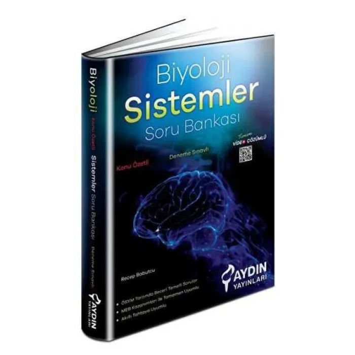Aydın Yayınları AYT Biyoloji Sistemler Konu Özetli Soru Bankası