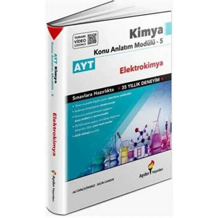 Aydın Yayınları AYT Kimya Konu Anlatım Modülü 5 Elektrokimya