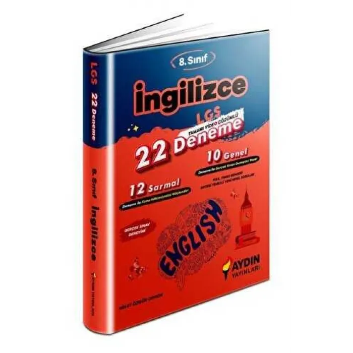 Aydın Yayınları LGS 8. Sınıf İngilizce 22 Deneme
