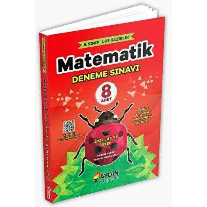 Aydın Yayınları LGS Matematik 8 Deneme