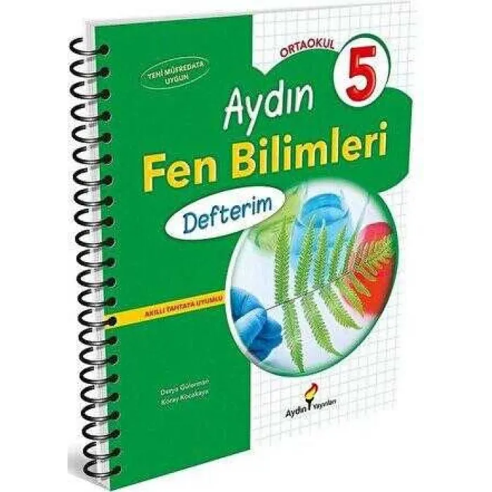 Aydın Yayınları Ortaokul 5 Aydın Fen Bilimleri Defterim