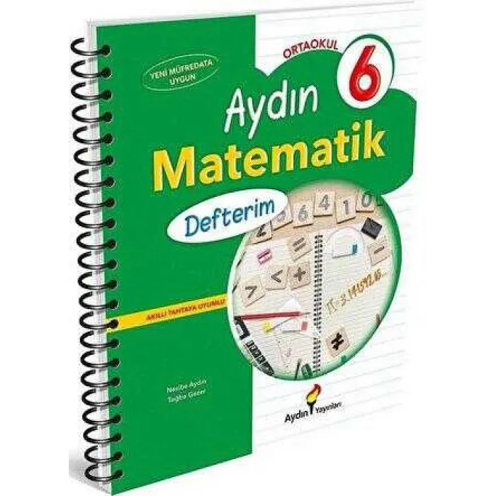 Aydın Yayınları Ortaokul 6 Aydın Matematik Defterim