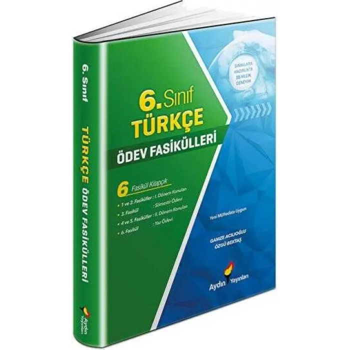 Aydın Yayınları Ortaokul 6 Türkçe Ödev Fasikülleri