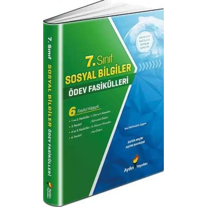 Aydın Yayınları Ortaokul 7 Sosyal Bilgiler Ödev Fasikülleri