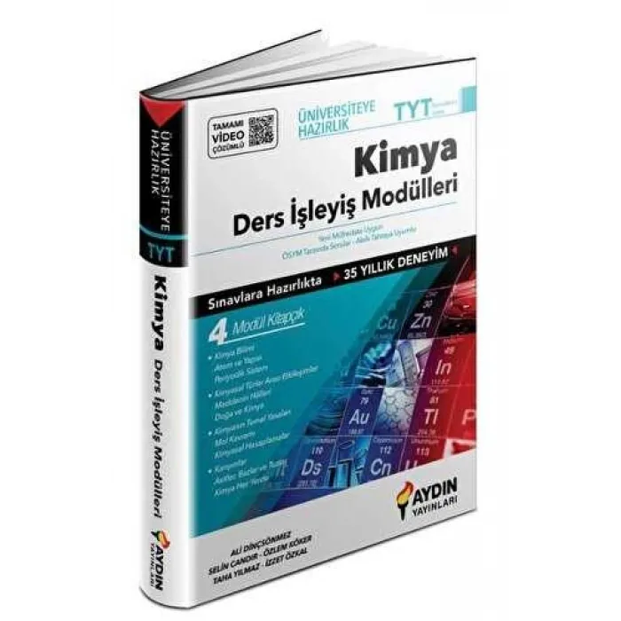 Aydın Yayınları TYT Kimya Ders İşleyiş Modülleri