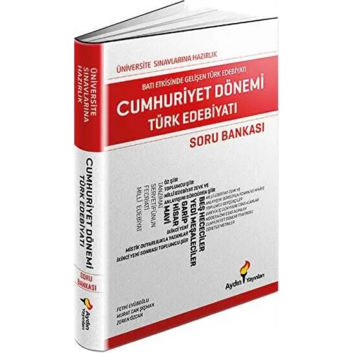 Aydın Yayınları Üniversiteye Hazırlık Cumhuriyet Edebiyatı Soru Bankası