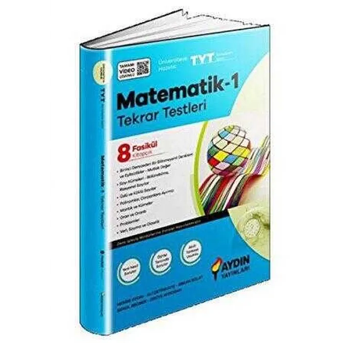 Aydın Yayınları Üniversiteye Hazırlık Matematik - 1 Tekrar Testleri TYT