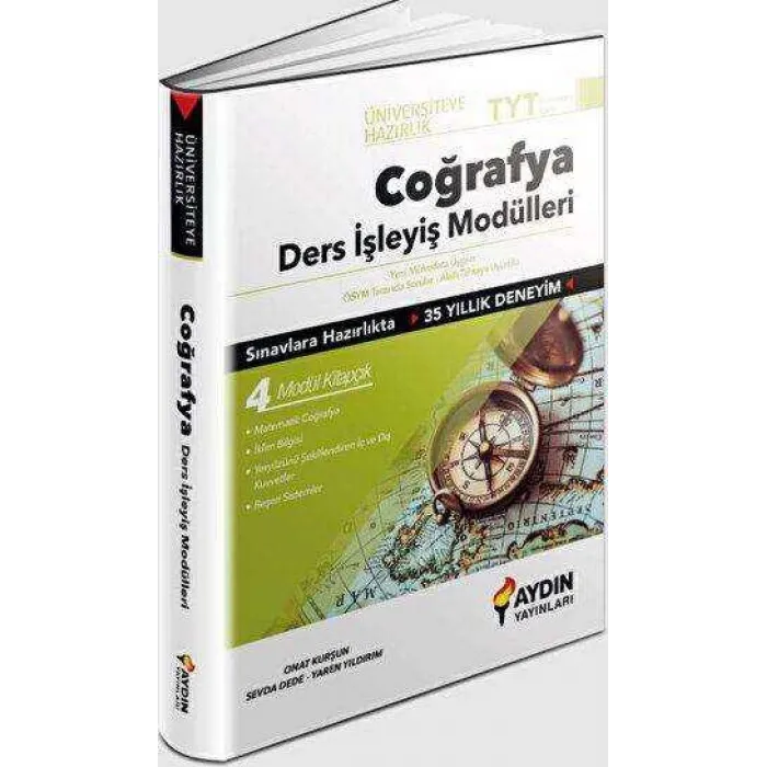 Aydın Yayınları Üniversiteye Hazırlık TYT Coğrafya Ders İşleyiş Modülleri