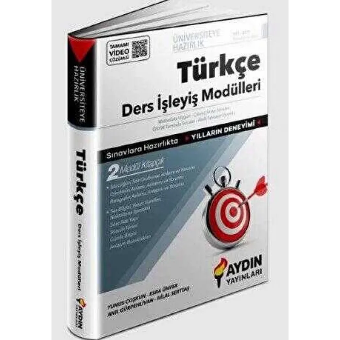 Aydın Yayınları Üniversiteye Hazırlık TYT Türkçe Ders İşleyiş Modülleri