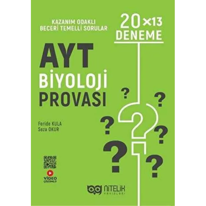 AYT Biyoloji Provası 20 X 13 Deneme
