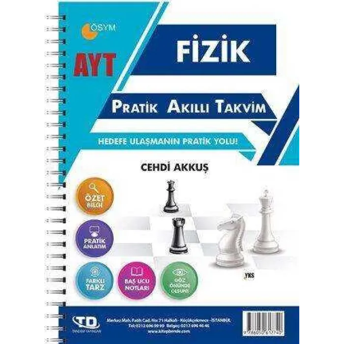 AYT Fizik Pratik Akıllı Takvim