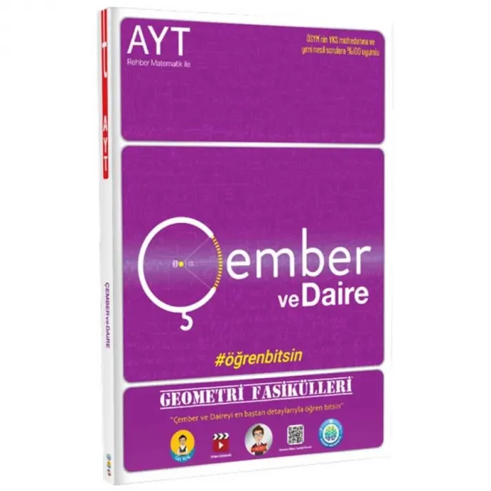 AYT Geometri Fasikülleri Çember ve Daire Gri Koç Yayınları