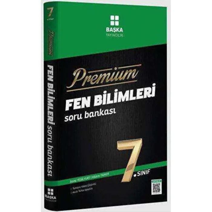 Başka Yayıncılık 2022 Premium 7. Sınıf Fen Bilimleri Soru Bankası