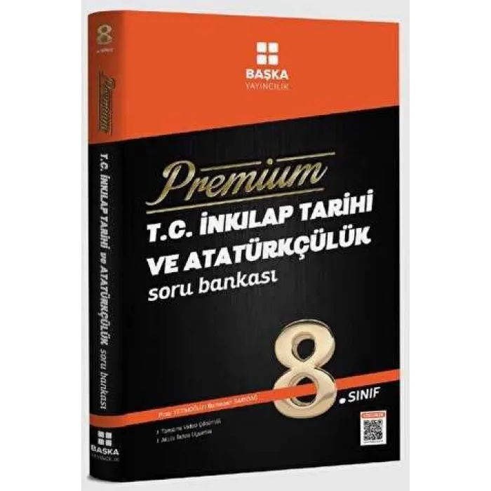 Başka Yayıncılık 2022 Premium 8. Sınıf T.C. İnkilap Tarihi ve Atatürkçülük Soru Bankası