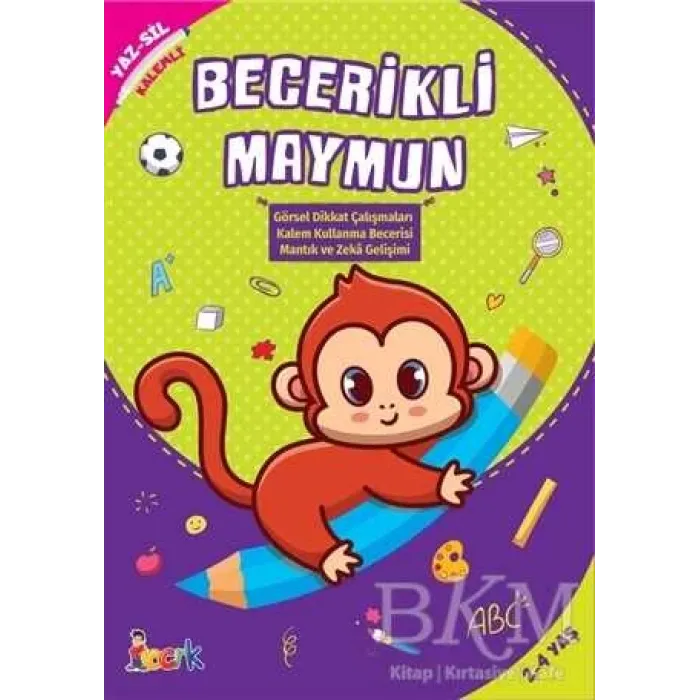 Becerikli Maymun - Yaz-Sil Kalemli