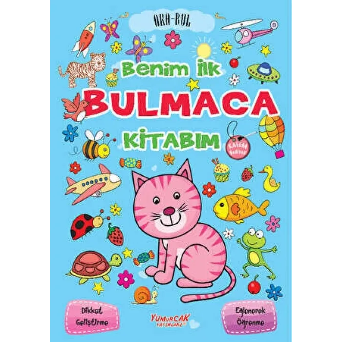 Benim İlk Bulmaca Kitabım - Mavi Kalem Hediyeli