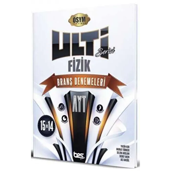 Bes Yayınları AYT ULTİ SERİSİ Fizik 15x14 Branş Denemeleri