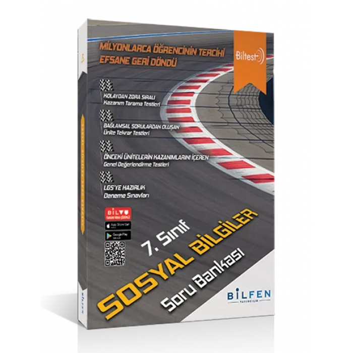 Bilfen Yayıncılık 7. Sınıf Sosyal Bilgiler Biltest Soru Bankası