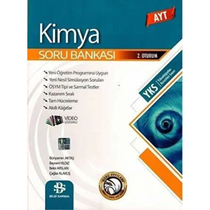 Bilgi Sarmal Yayınları AYT Kimya Soru Bankası