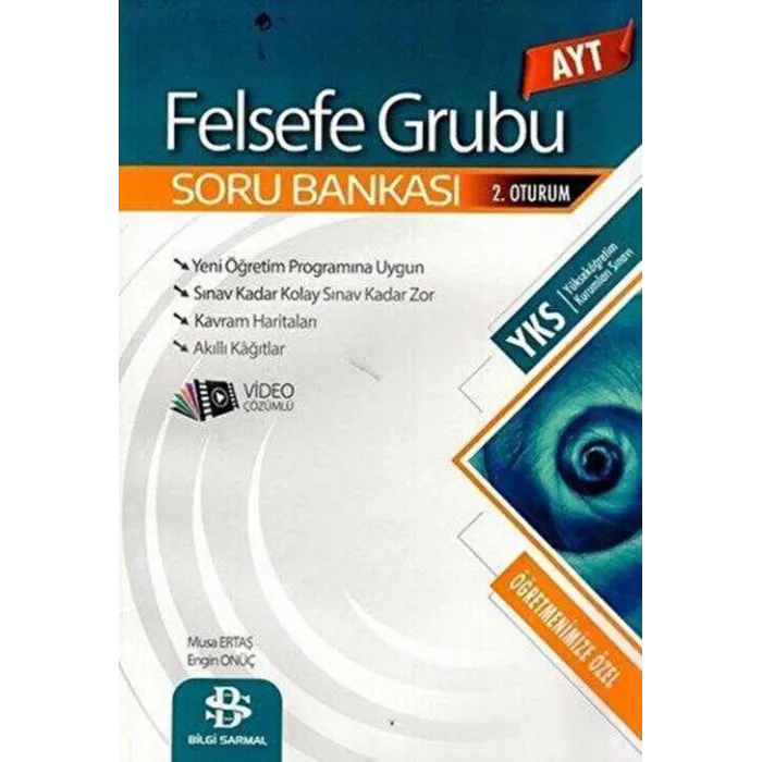 Bilgi Sarmal Yayınları AYT Felsefe Grubu Soru Bankası