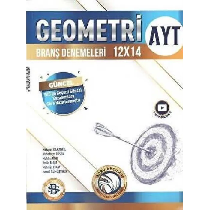 Bilgi Sarmal Yayınları AYT Geometri 12 x 14 Branş Denemeleri