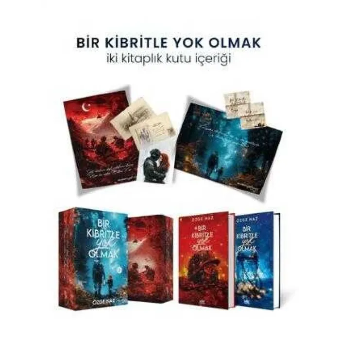 Bir Kibritle Yok Olmak İki Kitaplık Hediyeli Özel Kutu