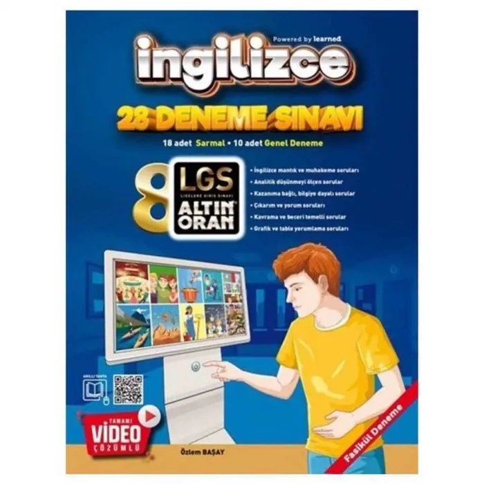 Borealis Yayıncılık 8. Sınıf LGS İngilizce Altın Oran 28 Deneme