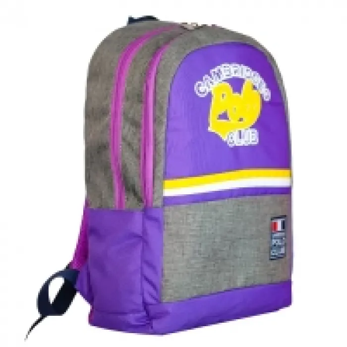 Cambridge Polo Club Stanford Academy İki Ana Bölmeli Unisex Sırt Çantası Cpo4038-005-mor Bntt