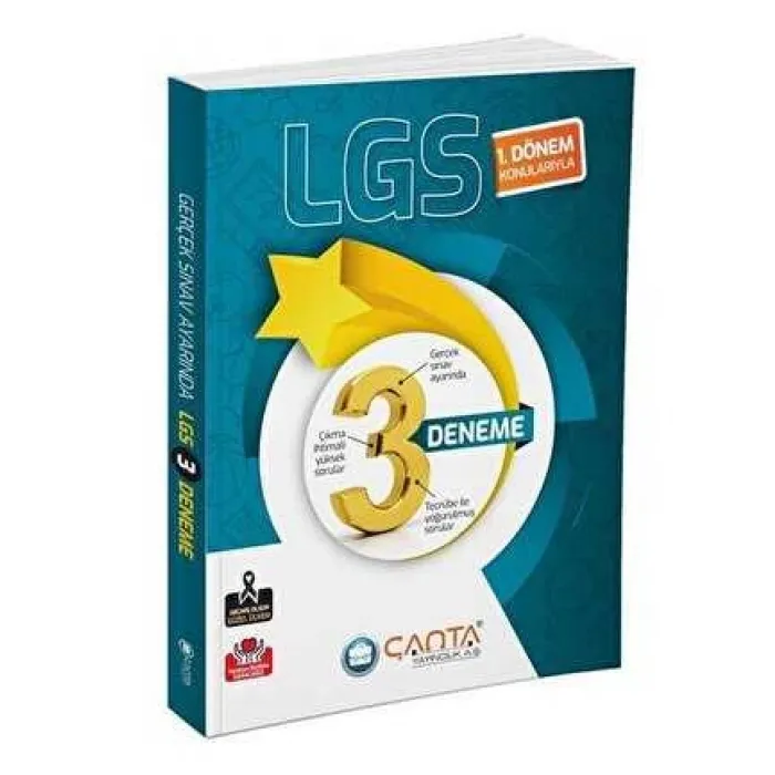 Çanta Yayınları 2023 8. Sınıf LGS 1. Dönem 3` lü Deneme