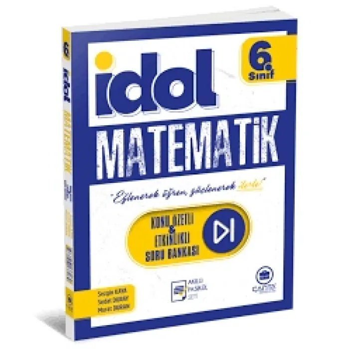 ÇANTA YAYINLARI 6. SINIF İdol Matematik Konu Özetli Etkinlikli Soru Bankası 4 Fasikül