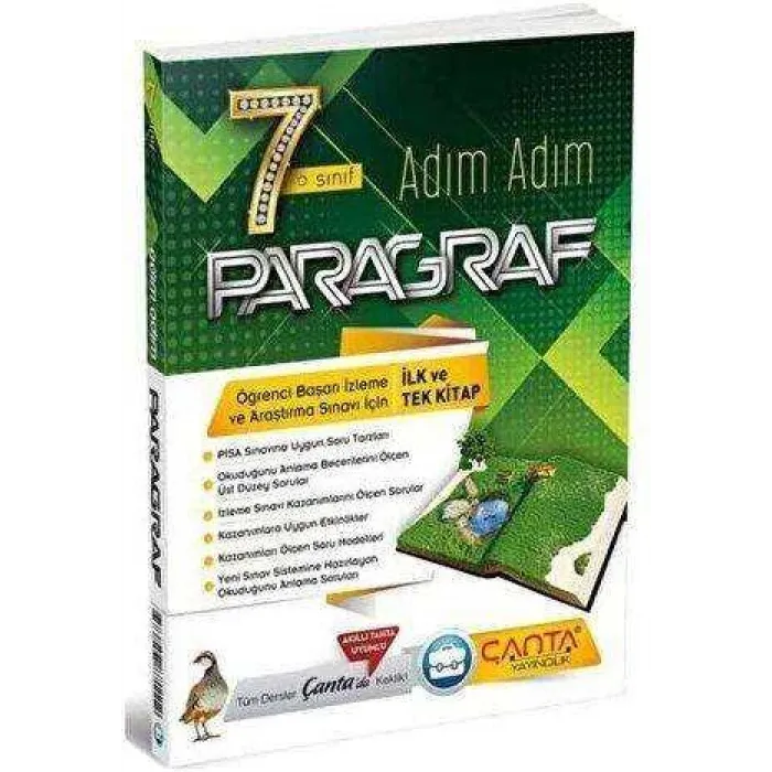 Çanta Yayınları 7. Sınıf Adım Adım Paragraf