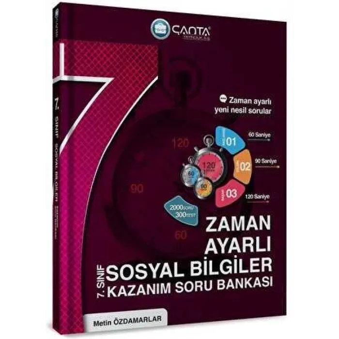 Çanta Yayınları 7. Sınıf Sosyal Bilgiler Zaman Ayarlı Kazanım Soru Bankası