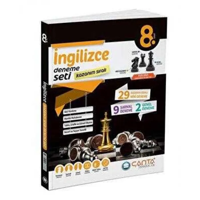 Çanta Yayınları 8. Sınıf İngilizce Kazanım Sıralı Deneme Seti