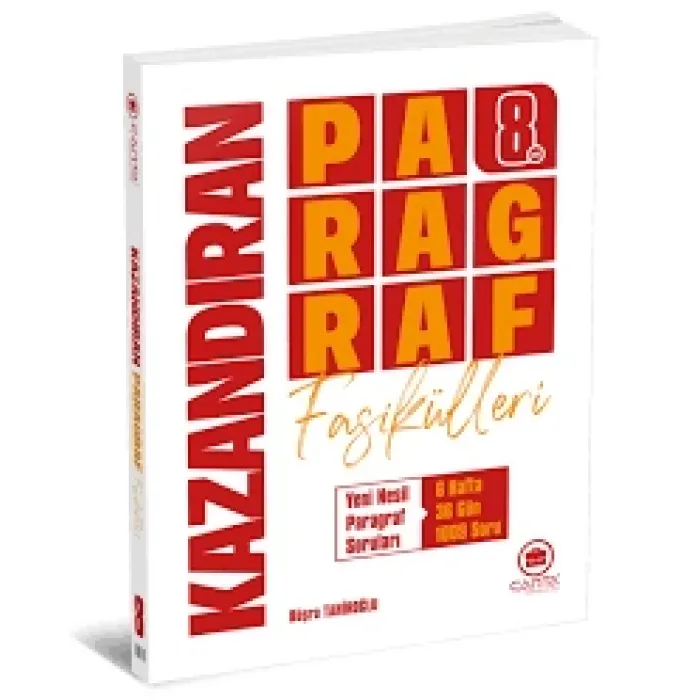 ÇANTA YAYINLARI 8. SINIF Kazandıran Paragraf Fasikülleri (6 Fasikül) + Deneme Sınavı